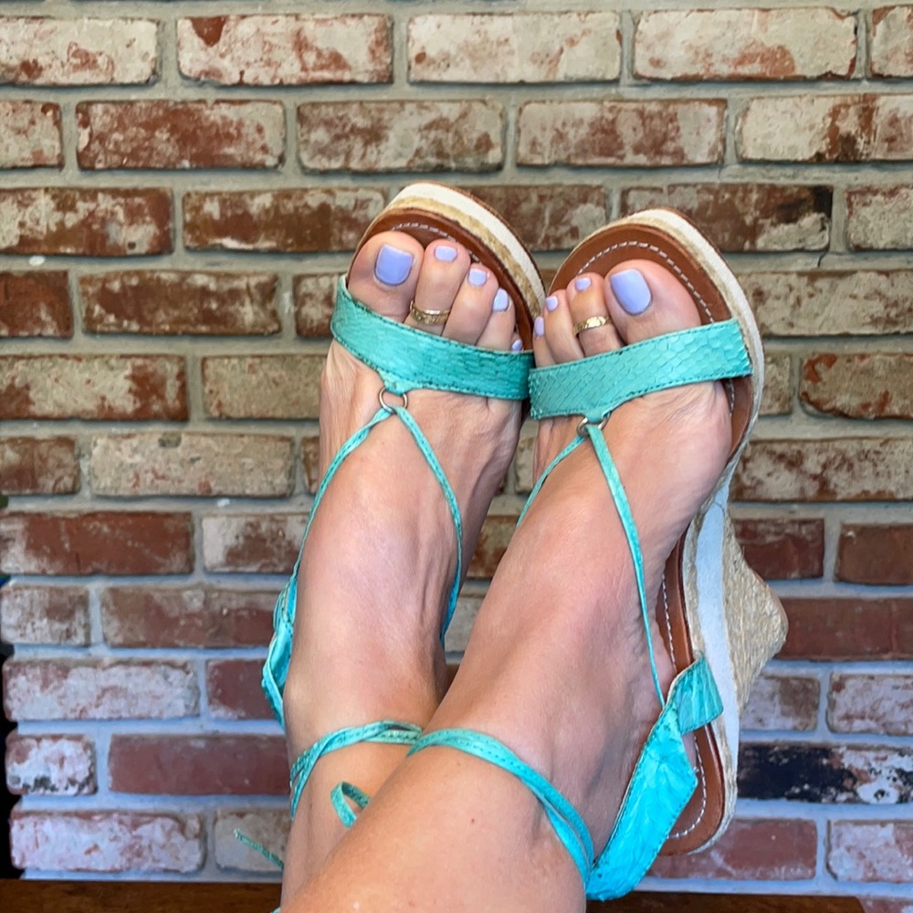 Vero Cuoio C. Label Leather Platform Sandal